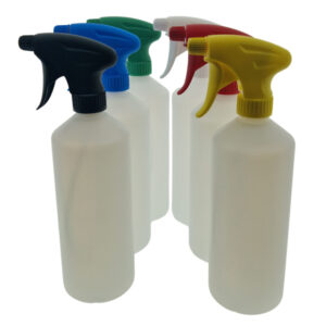 Lege sprayflacon 750ml - diverse kleuren