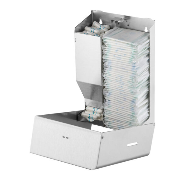 Maandverband- en Tampondispenser RVS – Wandmodel - Afbeelding 4
