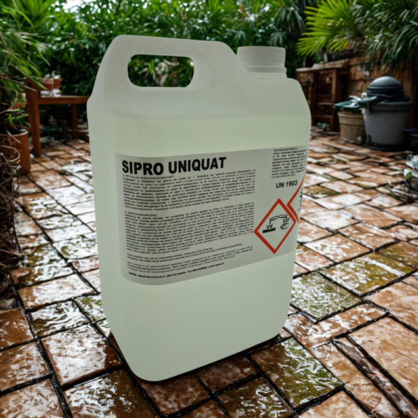 ZOPPIE - Sipro Uniquat  - algenverwijderaar 5 liter – Effectieve Bestrijding en Preventie van Groene Aanslag