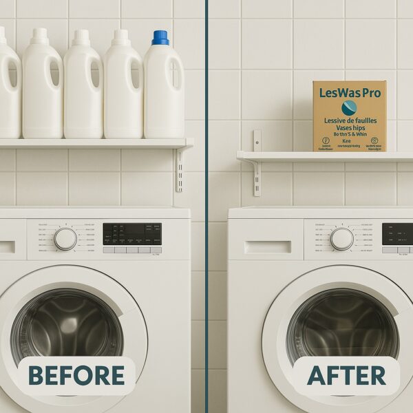 Leswas PRO Wasstrips 100 stuks - Fresh Linen - Microplasticvrij & Biologisch Afbreekbaar - Afbeelding 2