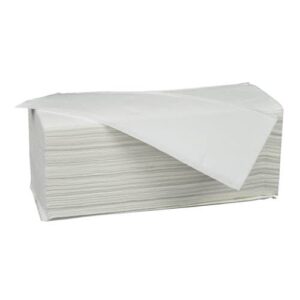 Papieren handdoekjes interfold 3laags 42x22cm cellulose 2000stuks