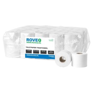 Toiletpapier traditioneel 2 laags 400vel 40rol cellulose